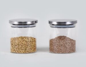 WONDERCHEF CLASSIC BOROSILICATE ROUND JAR SET OF 2PCS 700ML