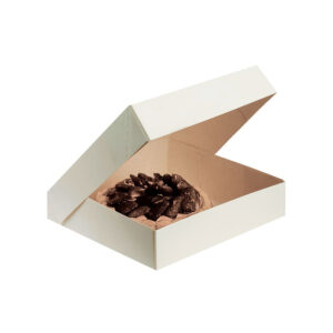 CAKE BOX WHITE CARDBOARD 35CM