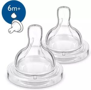 AVENT TWIN PACK THICK FEED TEAT