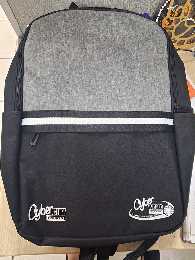 CYBER LAPTOP 15.6" BACK PACK GREY