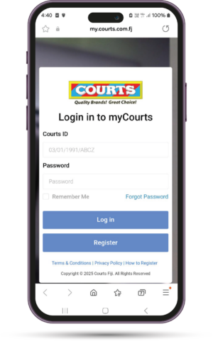 Mycourt How to Register - Courts Fiji